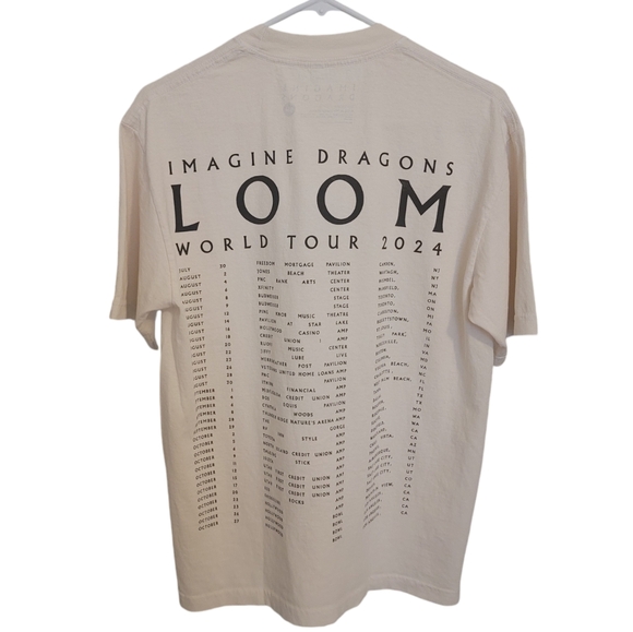 🆕️ Imagine Dragons Official Merchandise Loom Tour Graphic Tee - Picture 5 of 6